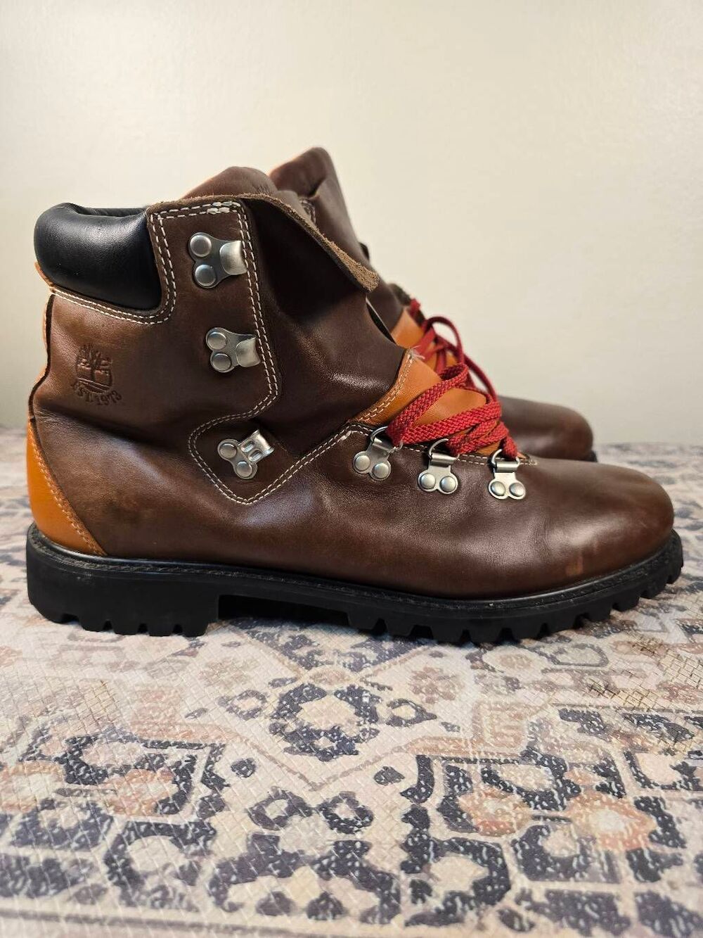 Vintage Timberland 1978 Hiker Super Boot USA Vibram Sole Men’s Size 12